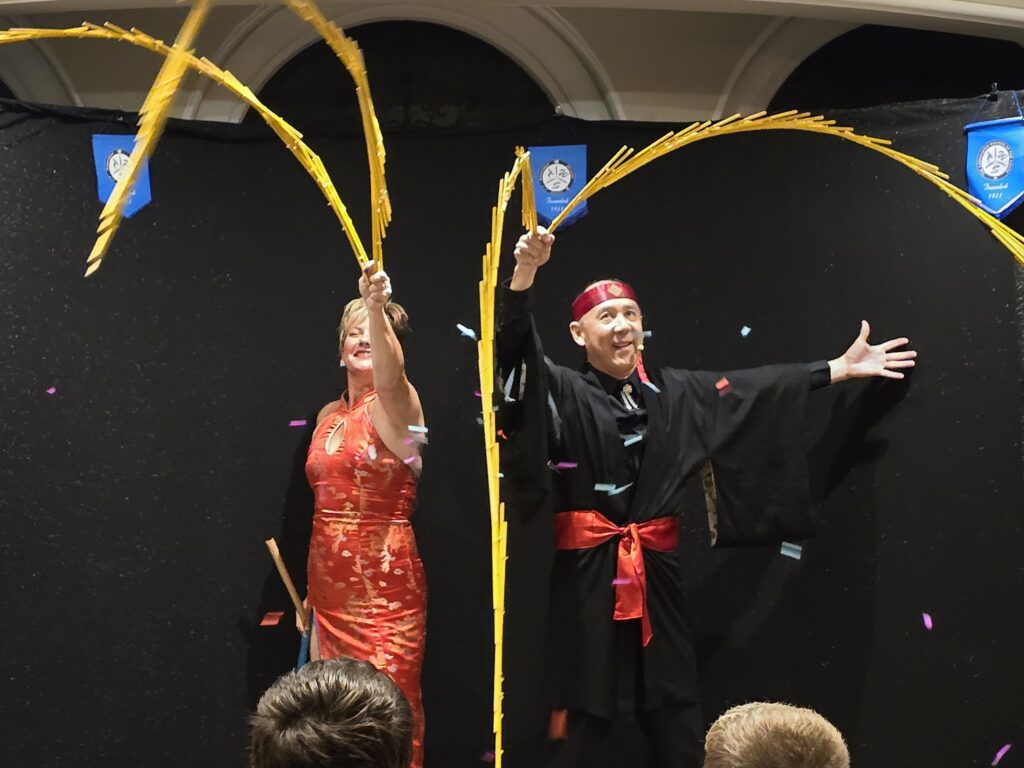Intimate Magic show- Bamboo and confetti two performers